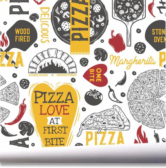 Imagem de Papel De Parede Pizzaria Massas Italiana Pizza Gourmet A653