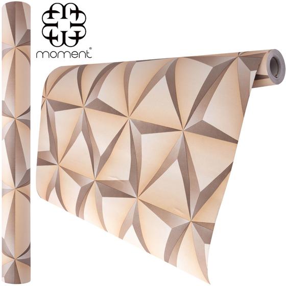 Imagem de Papel de parede rolo autoadesivo 3d rose gold 45cmx5m