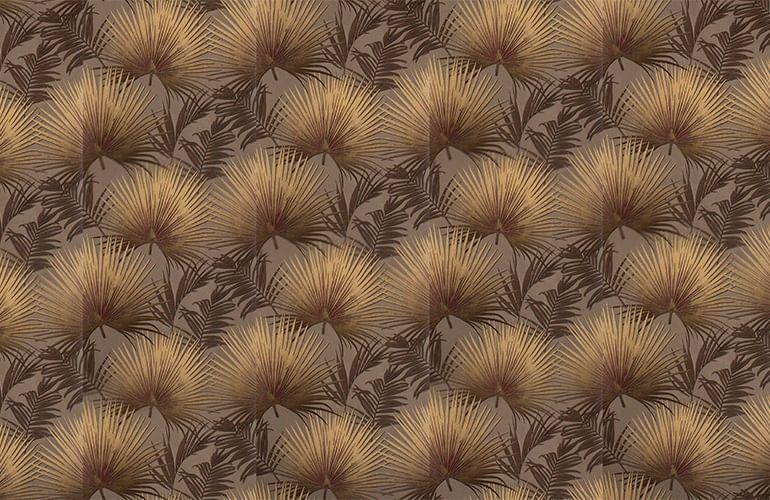 Imagem de Papel de Parede Texturizado Folhas Tropicais (0,53m x 10m)