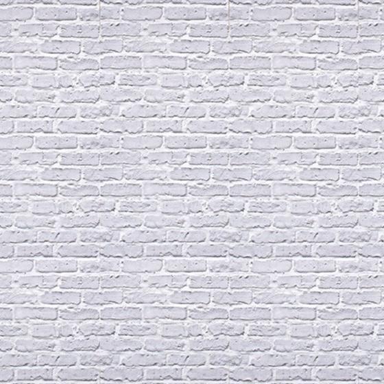 Imagem de Papel de Parede Texturizado Tijolo Cinza Claro (0,53m x 10m)