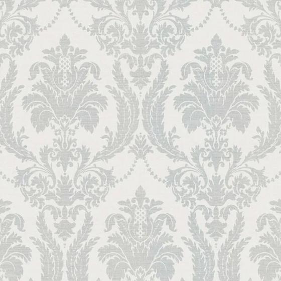 Imagem de Papel de Parede Thema Damask Branco 28806