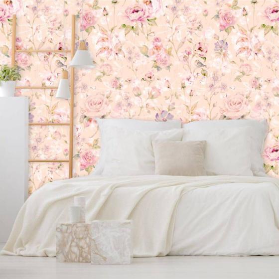 Imagem de Papel de Parede Vinil Autocolante Floral Penélope 250