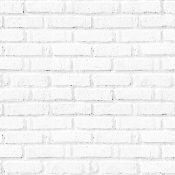 Imagem de Papel De Parede Vinílico Tijolo Branco Efeito Visual 3D Sala Quarto 1.5m