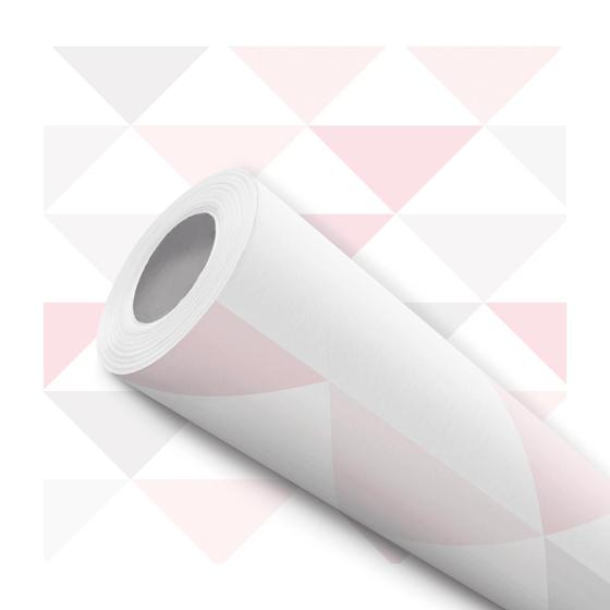 Imagem de Papel De Parede Vinílico Triangulos Rosa Quarto Infantil 2m