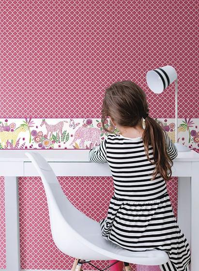 Imagem de Papel de Parede Waverly Kids Framework WK6887 - Rolo: 10m x 0,52m