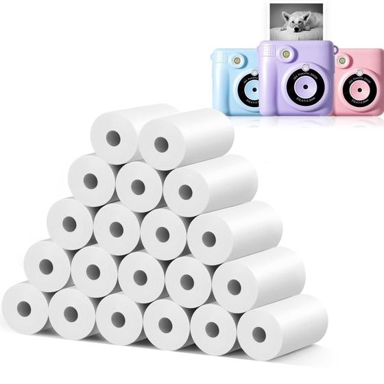 Imagem de Papel de Recarga para Câmera Instantânea - Pacote com 20 Unidades