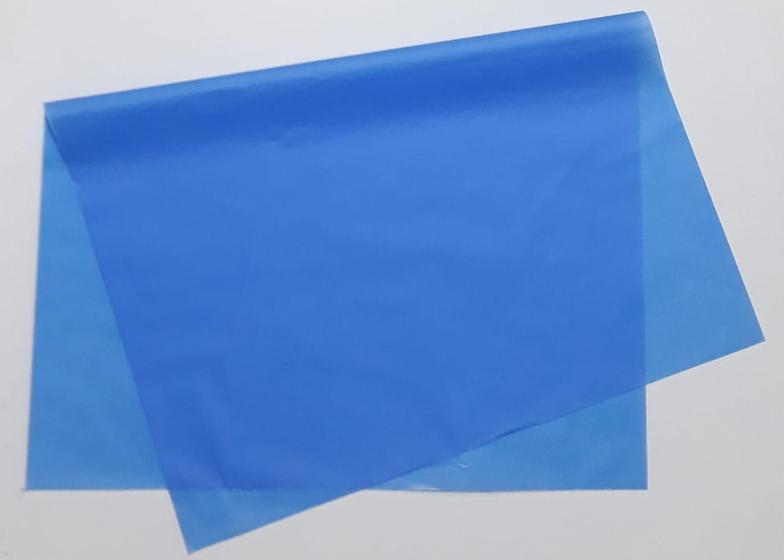Imagem de Papel de seda 50x70 azul celeste acr37 - pacote com 100 folhas