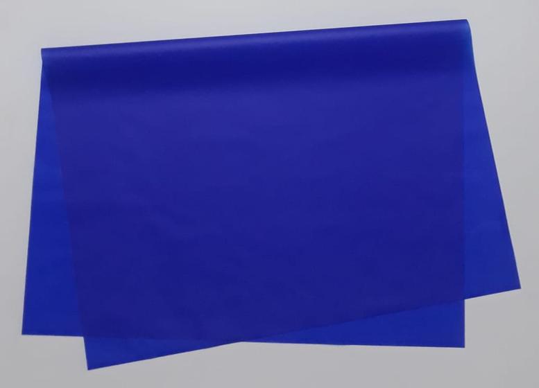 Imagem de Papel de seda 50x70 azul escuro acr31 - pacote com 100 folhas