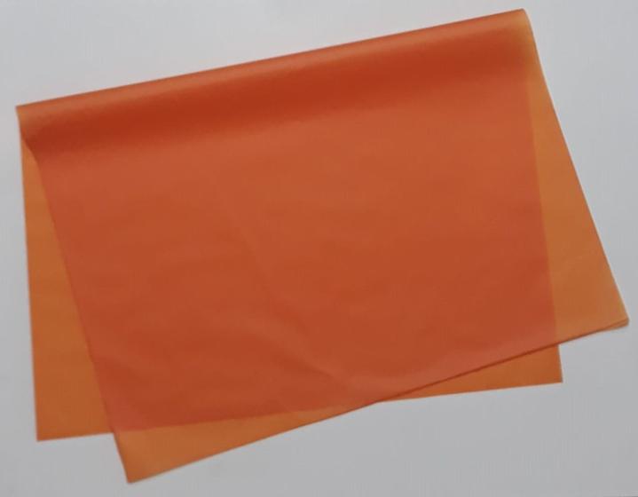 Imagem de Papel de seda 50x70 laranja riacho acr85 - pacote com 100 folhas