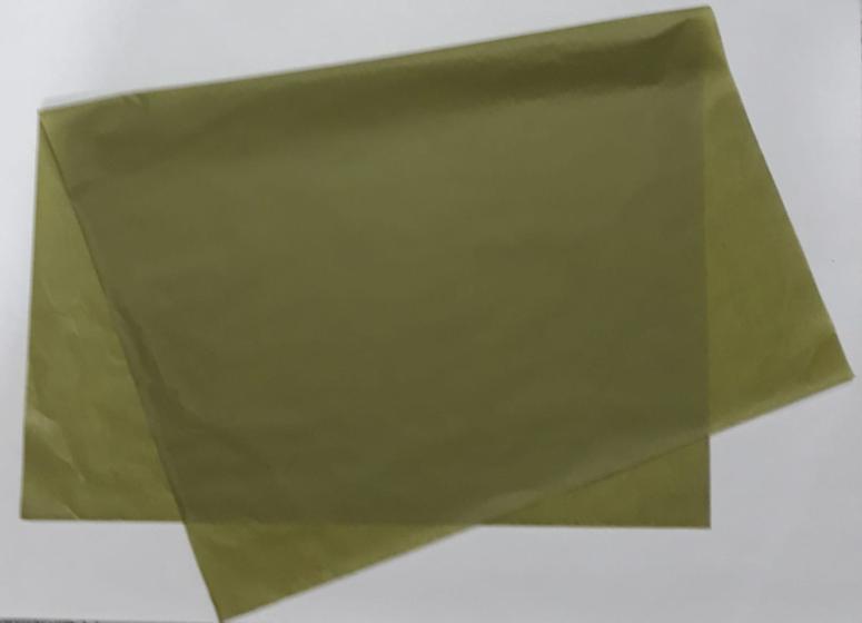 Imagem de Papel de seda 50x70 verde oliva médio ac46 - pacote com 100 folhas