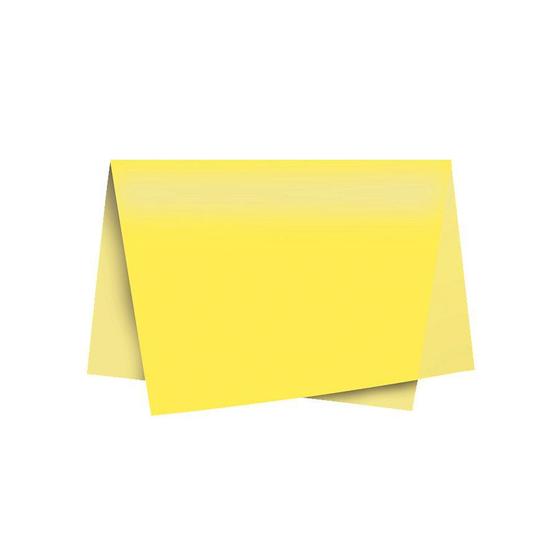 Imagem de Papel de Seda - 50x70cm - Amarelo - 10 folhas - Rizzo