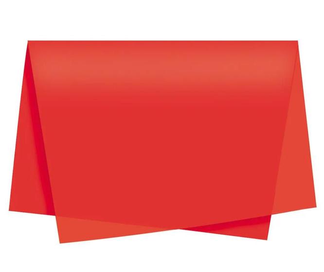 Imagem de Papel De Seda (Cor: Vermelho) - Contém 3 Unidades