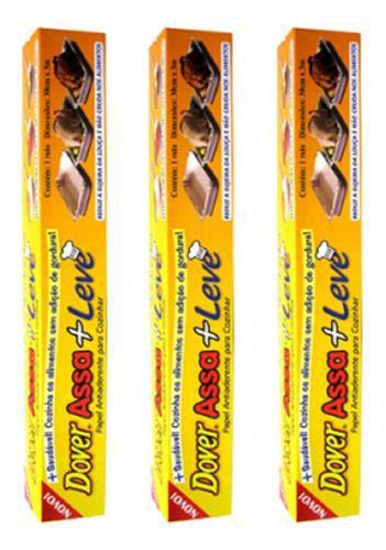 Papel Dover Assa + Leve 30cm X 3m Kit 3 Rolos Menor preço em Papel Dover Assa + Leve 30cm X 3m Kit 3 Rolos
