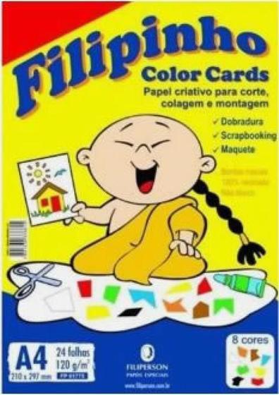 Imagem de Papel filipinho color a4 24f 120g 1775 filiperson