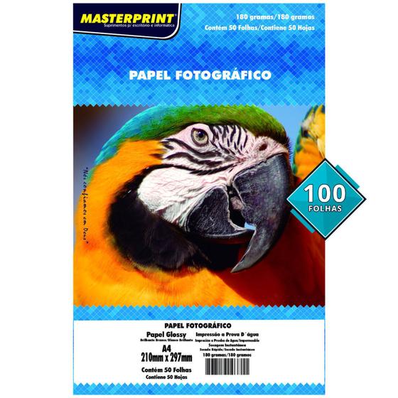 Imagem de Papel Fotografico 100 F 180g Masterprint