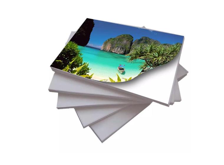 Imagem de Papel Fotográfico 115g A4 Glossy 100 Folhas