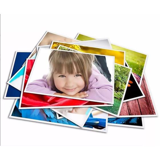 Imagem de Papel Fotográfico 115g A4 Glossy Branco Brilhante Resistente à Água / 300 folhas