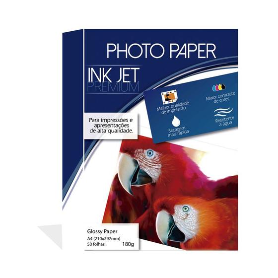 Imagem de Papel Fotográfico 180g A4 210x297 50 unidades