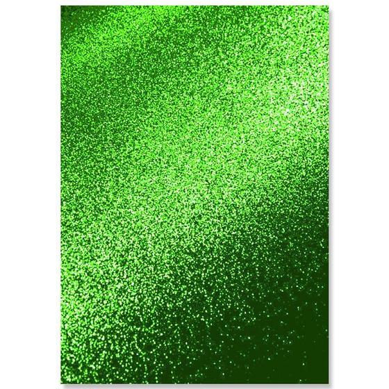 Imagem de Papel Glitter A4 - Verde (05UN)