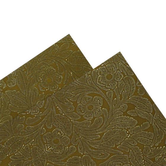 Imagem de Papel Glitter Adesivo 80g - Pacote com 5 Folhas A4