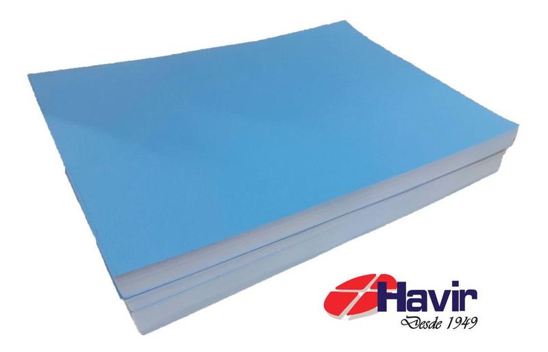 Imagem de Papel Havir Sublimatico Sublimação A4 fundo azul 100 folhas 90 gramas