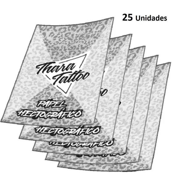Imagem de Papel Hectográfico Thara Tattoo - 25 Unidades