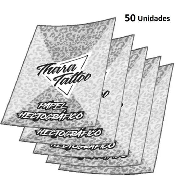 Imagem de Papel Hectográfico Thara Tattoo - 50 Unidades