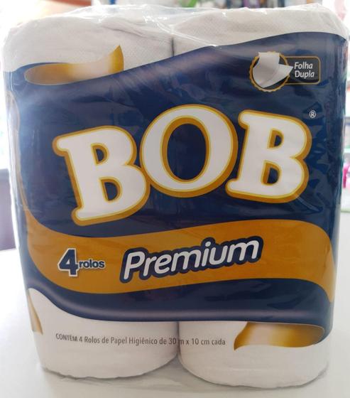 Papel higiênico bob com 4 rolos Menor preço em Papel higiênico bob com 4 rolos