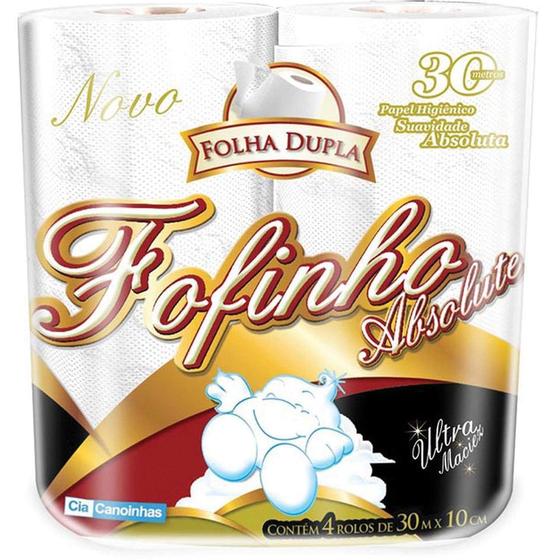 Papel Higiênico Fofinho Absolute Folha Dupla Rolo 30 metros Menor preço em Papel Higiênico Fofinho Absolute Folha Dupla Rolo 30 metros
