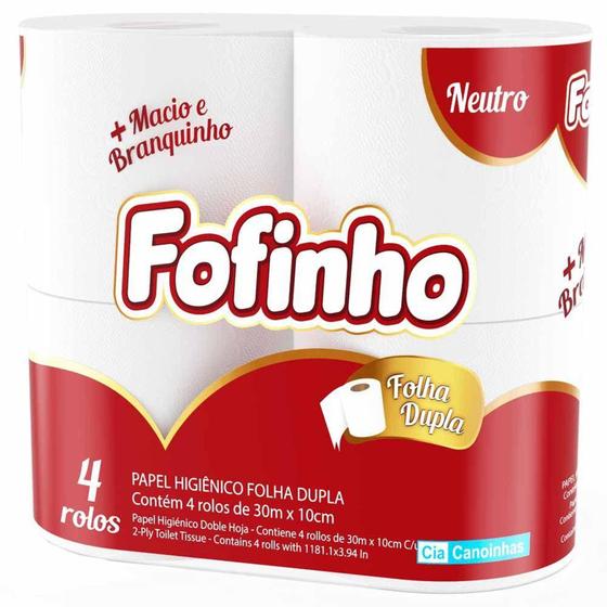 Imagem de Papel Higienico Fofinho Fd 30m 4rl