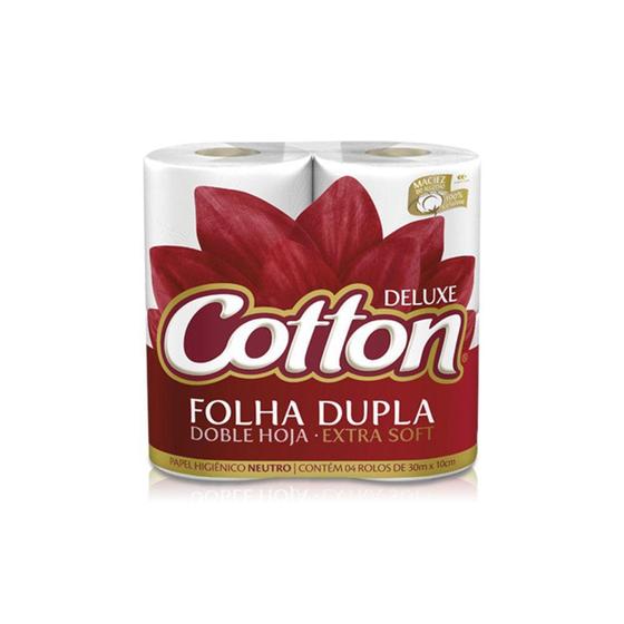 Papel Higiênico Folha Dupla 30 Metros Neutro Cotton 4 Und - Carta Fabril é boa?