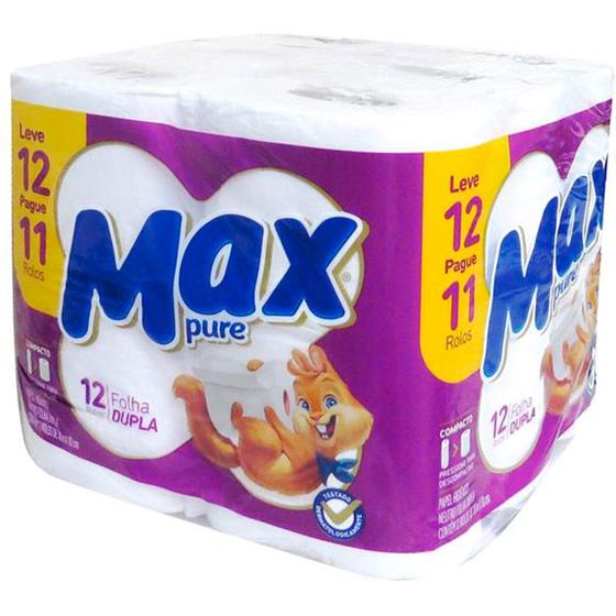 Imagem de Papel higienico folha dupla - Max Pure