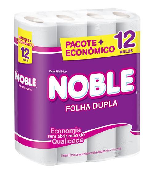 Papel Higiênico Folha Dupla Noble 12 Rolos Atacado Barato Menor preço em Papel Higiênico Folha Dupla Noble 12 Rolos Atacado Barato