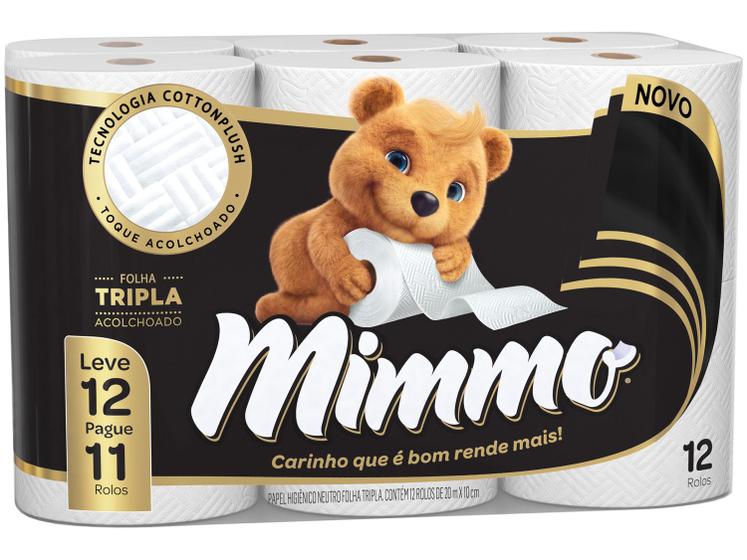 Papel Higiênico Folha Tripla Mimmo 12 Rolos 20m é boa?