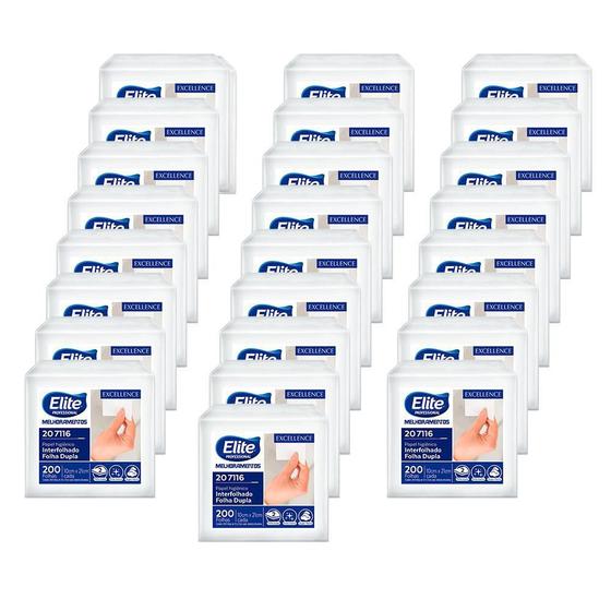 Papel Higiênico Interfolhado Folha Dupla Elite Excellence Com 5.000 Folhas Menor preço em Papel Higiênico Interfolhado Folha Dupla Elite Excellence Com 5.000 Folhas