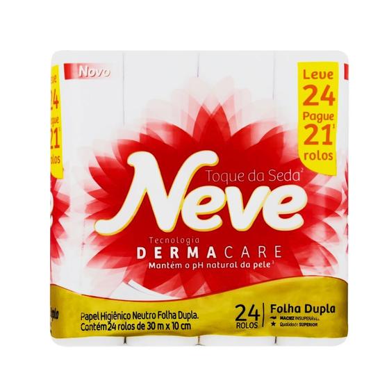 Papel Higiênico Neve Folha Dupla Leve 24 Pague 21 Menor preço em Papel Higiênico Neve Folha Dupla Leve 24 Pague 21