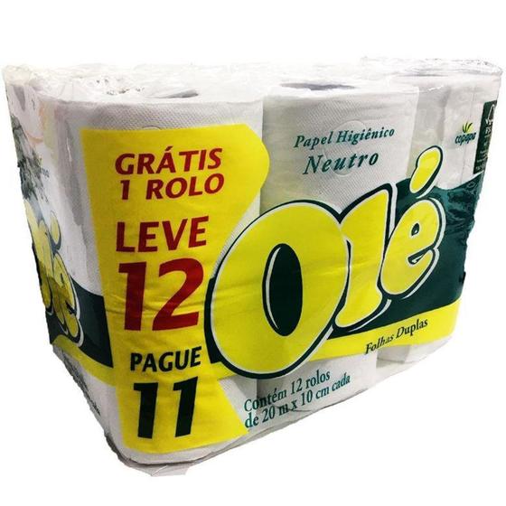 Papel Higiênico Olé Folha Dupla 20m L12P11 é boa?