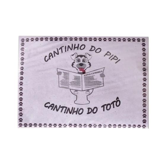 Imagem de Papel Jornal Tapete Pet PIPI Biodegradável Absorvente 50x35 cm 150 unid