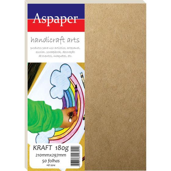 Imagem de Papel KRAFT Folha A4 180G. 210X297MM.