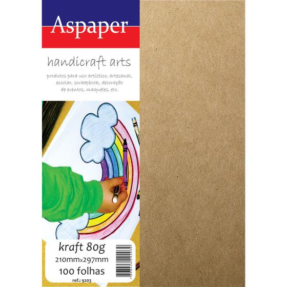 Imagem de Papel KRAFT Folha A4 80G. 210X297MM.