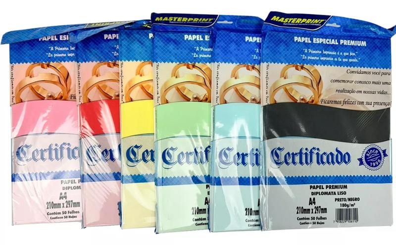 Imagem de Papel Offset Diplomata Opaline Color Plus A4 180g 50fl Liso
