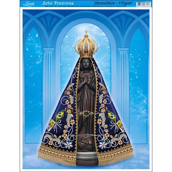 Papel para Arte Francesa Litoarte 28 x 35 cm - Modelo AFM-077 Nsa.Sra.Aparecida Menor preço em Papel para Arte Francesa Litoarte 28 x 35 cm - Modelo AFM-077 Nsa.Sra.Aparecida