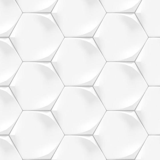 Imagem de Papel Parede 3D Lajota Grande Adesivo Geometrico Decorativo