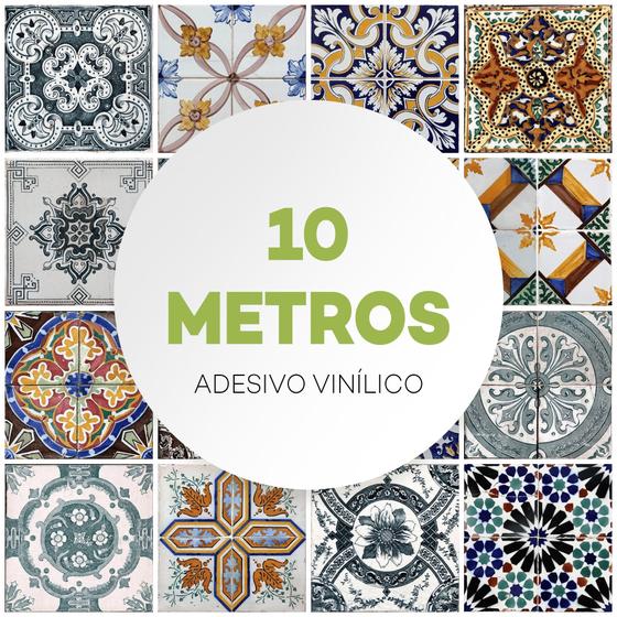 Imagem de Papel Parede Adesivo Azulejo Português Cozinha Lavável