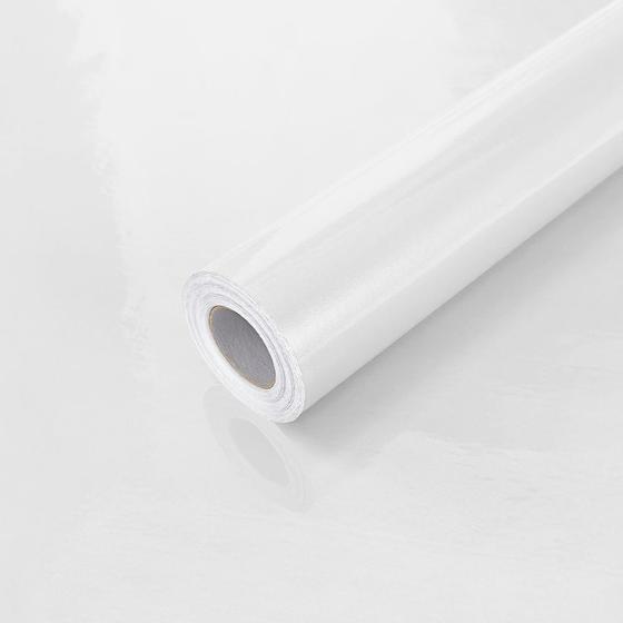 Papel Parede Adesivo Lavavel Laca Alto Brilho Branco Perola Menor preço em Papel Parede Adesivo Lavavel Laca Alto Brilho Branco Perola