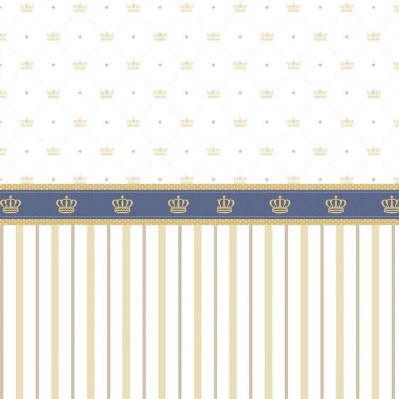 Papel Parede Faixa ul E Listrado Dourado Adesivo Infantil - LRP Imagem de Papel Parede Faixa ul E Listrado Dourado Adesivo Infantil