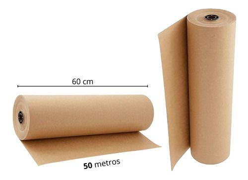 Papel Semi Kraft Bobina 60cm x 50m Pardo Embalagem Caixa Menor preço em Papel Semi Kraft Bobina 60cm x 50m Pardo Embalagem Caixa