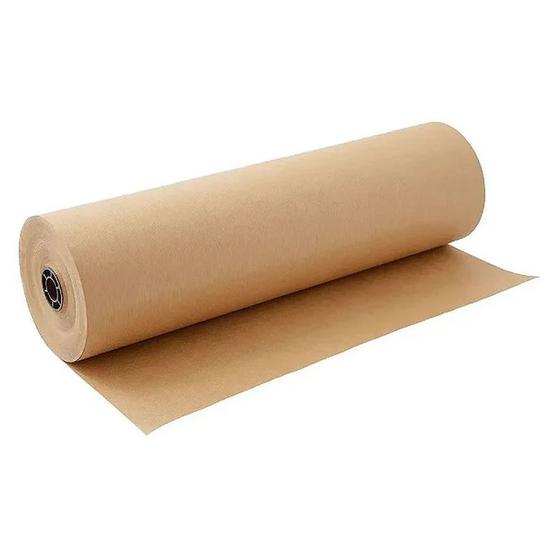 Imagem de Papel Semi Kraft Bobina 80cm 11,500kg Pardo Embalagem Caixa