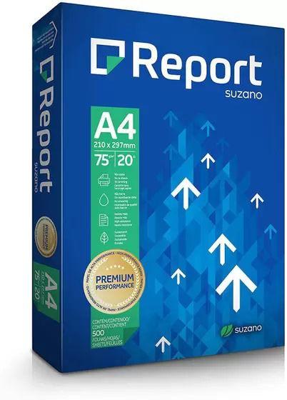 Imagem de Papel Sulfite 75g Report A4 Resma com 500 Folhas