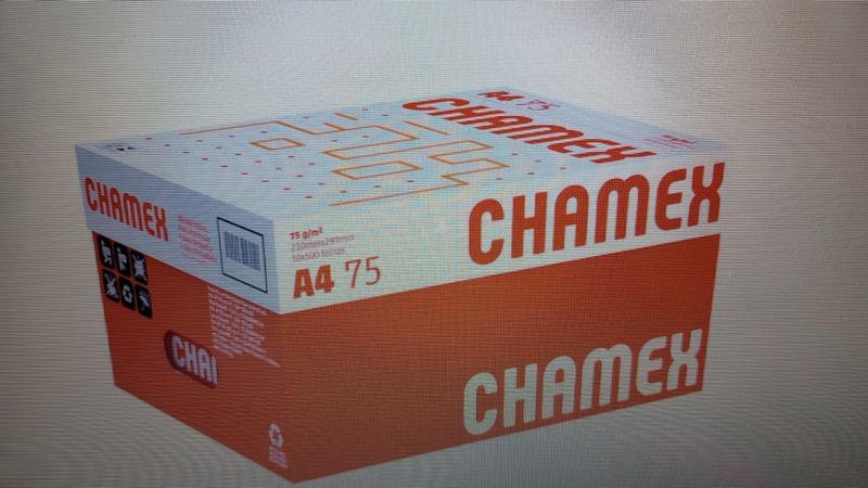Imagem de Papel sulfite A4 75 grs branco Caixa com 10 pacotes de 500fls